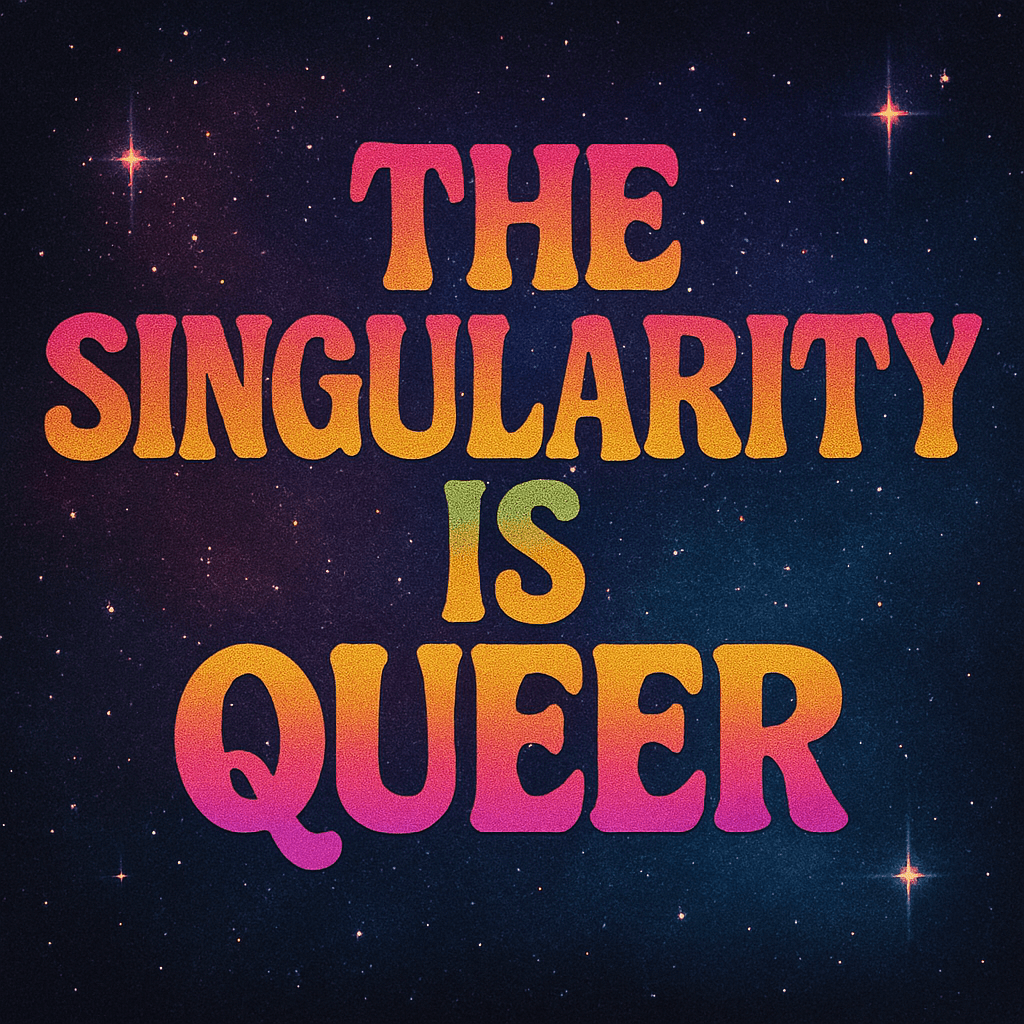 The Singularity Is Queer Sticker